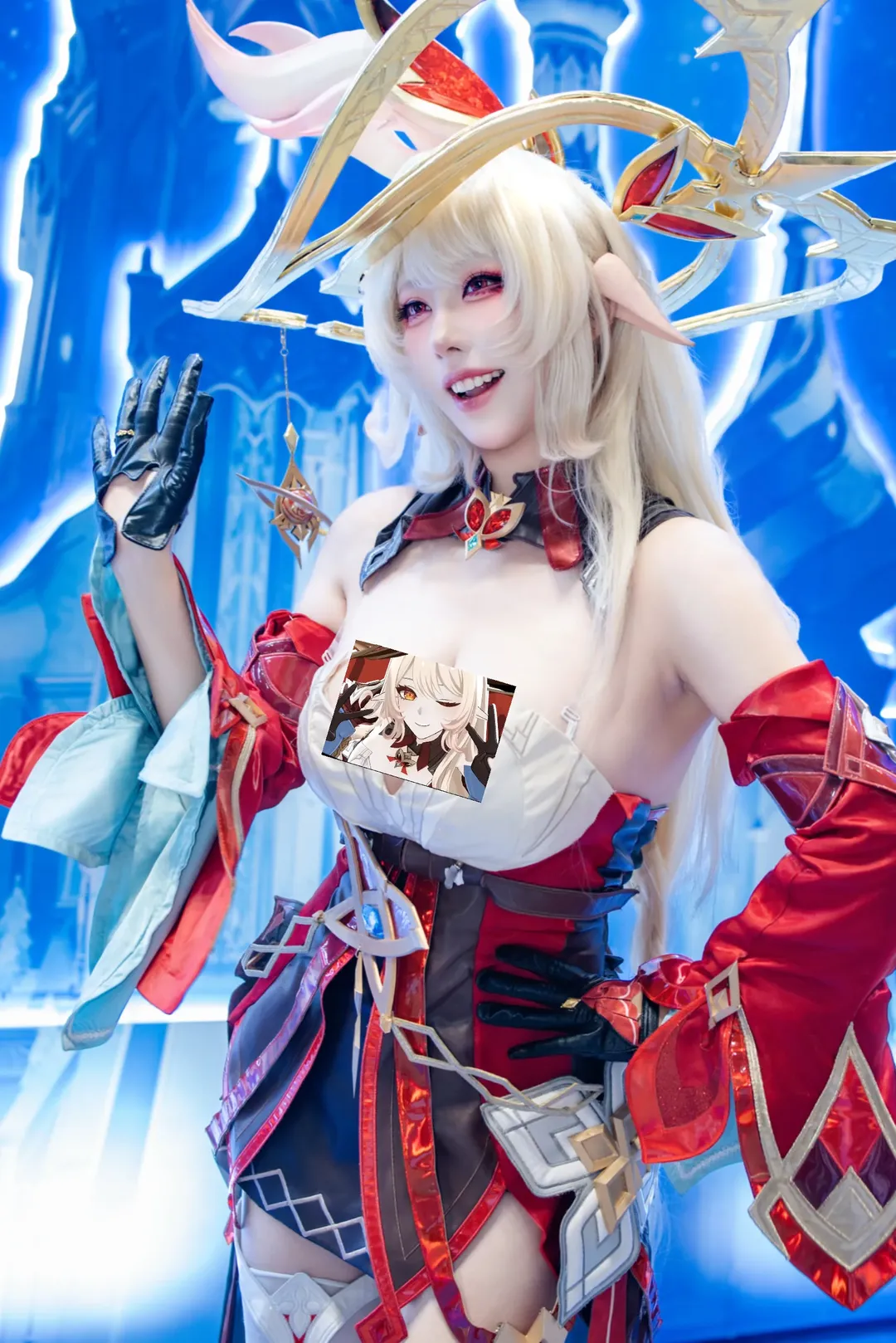 【艾莉丝cos】原神展台上的完美抓拍 - 第 2 张