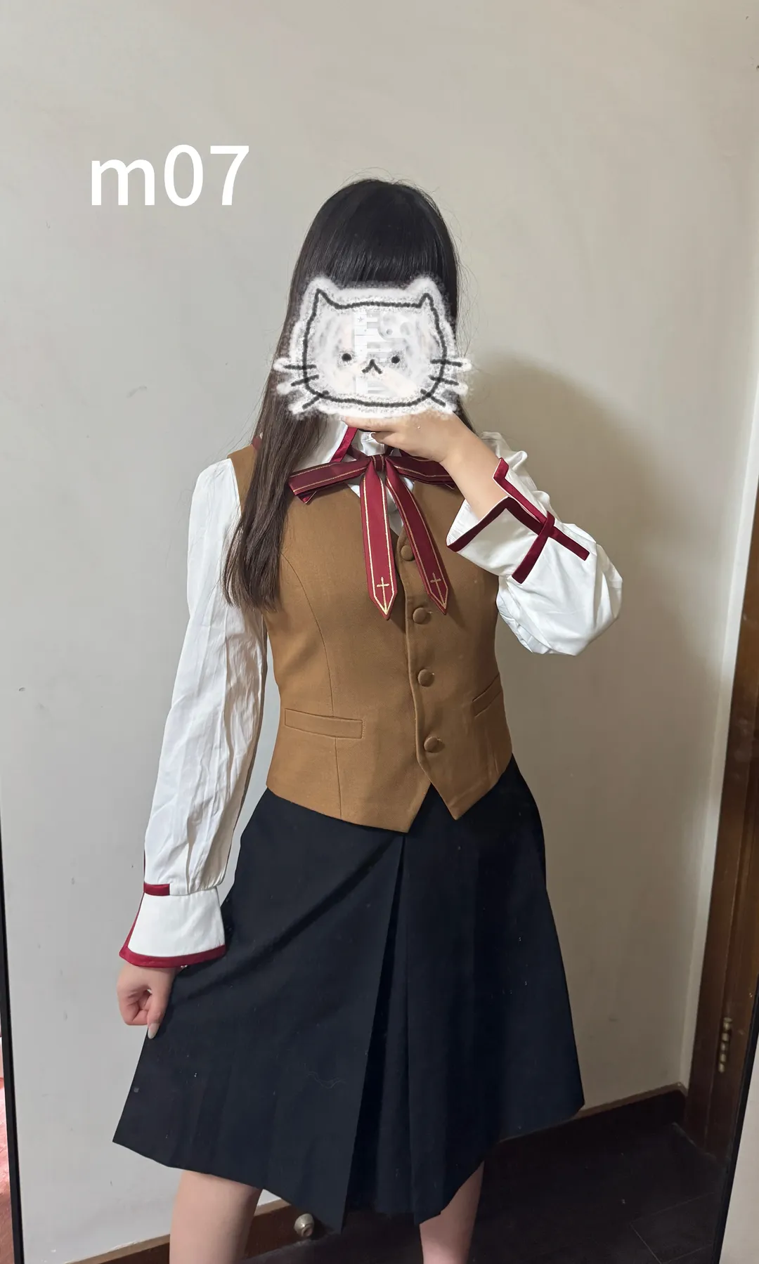 【Fate穗群原校服cos】型月倉庫與M07校服對比試穿 - 第 2 張
