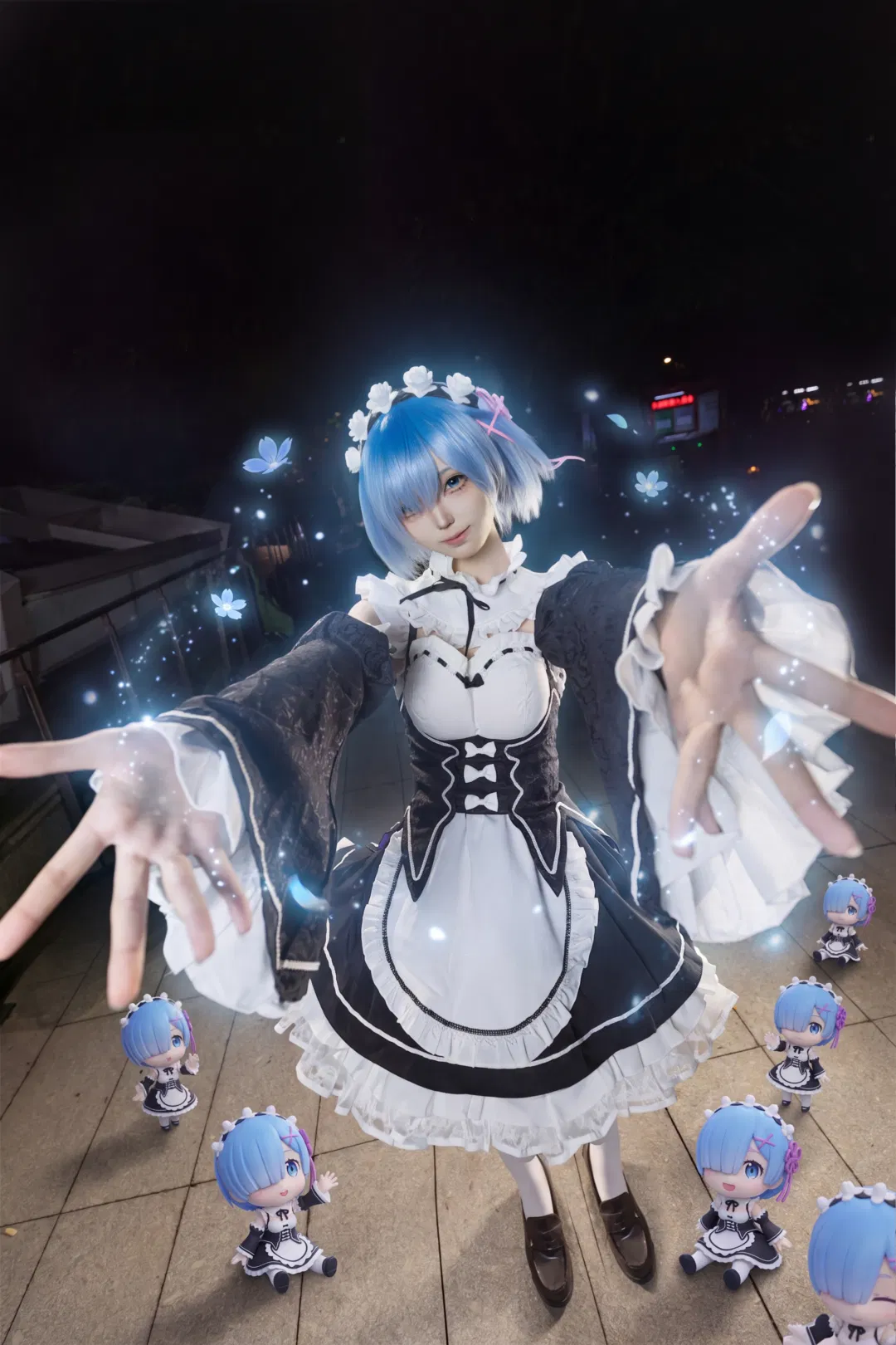 【蕾姆cos】从零开始的异世界生活，夜幕下的幻梦女仆 - 第 1 张