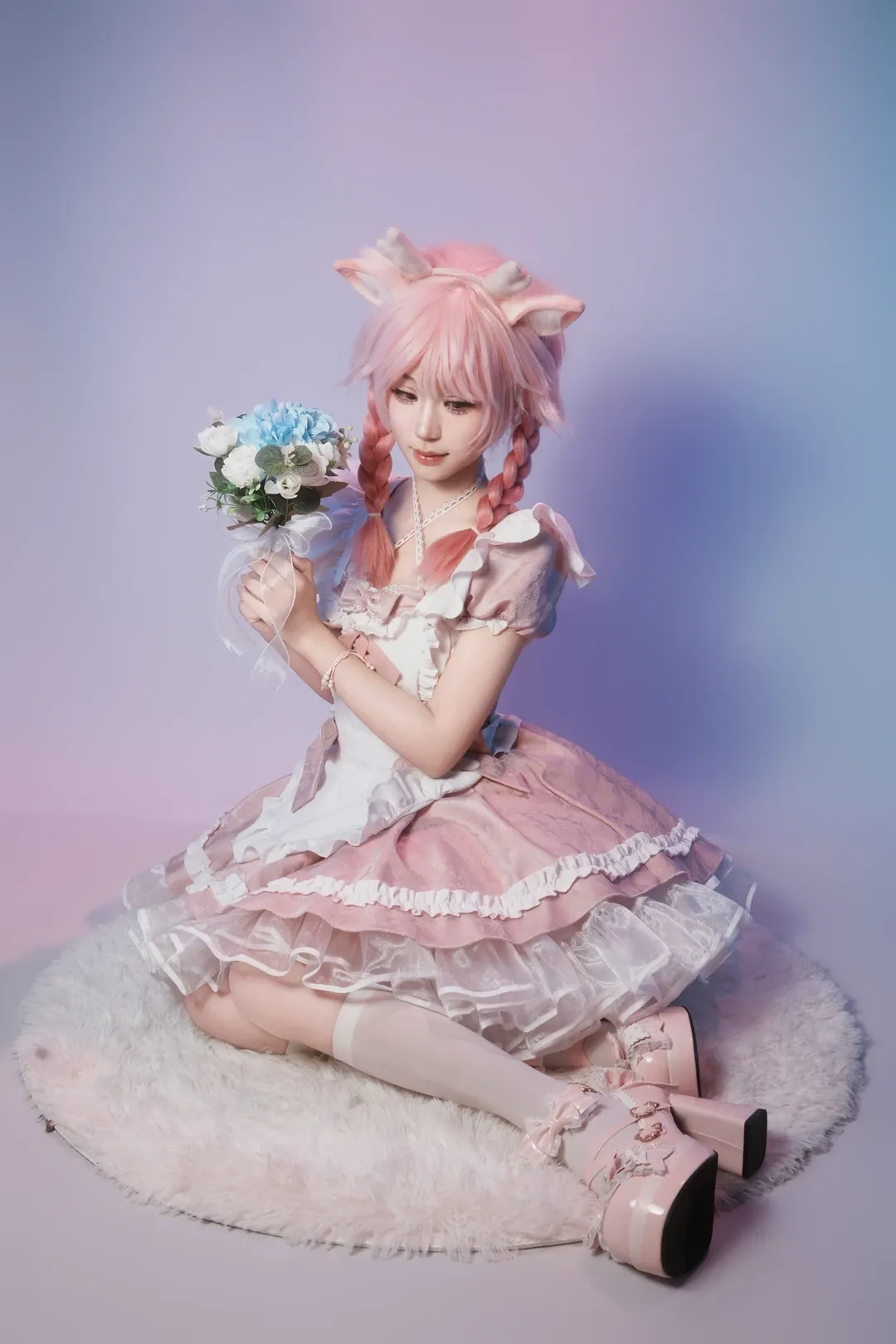 【瑤cos】王者榮耀瑤私設，粉色小蛋糕與貓系甜妹 - 第 2 張