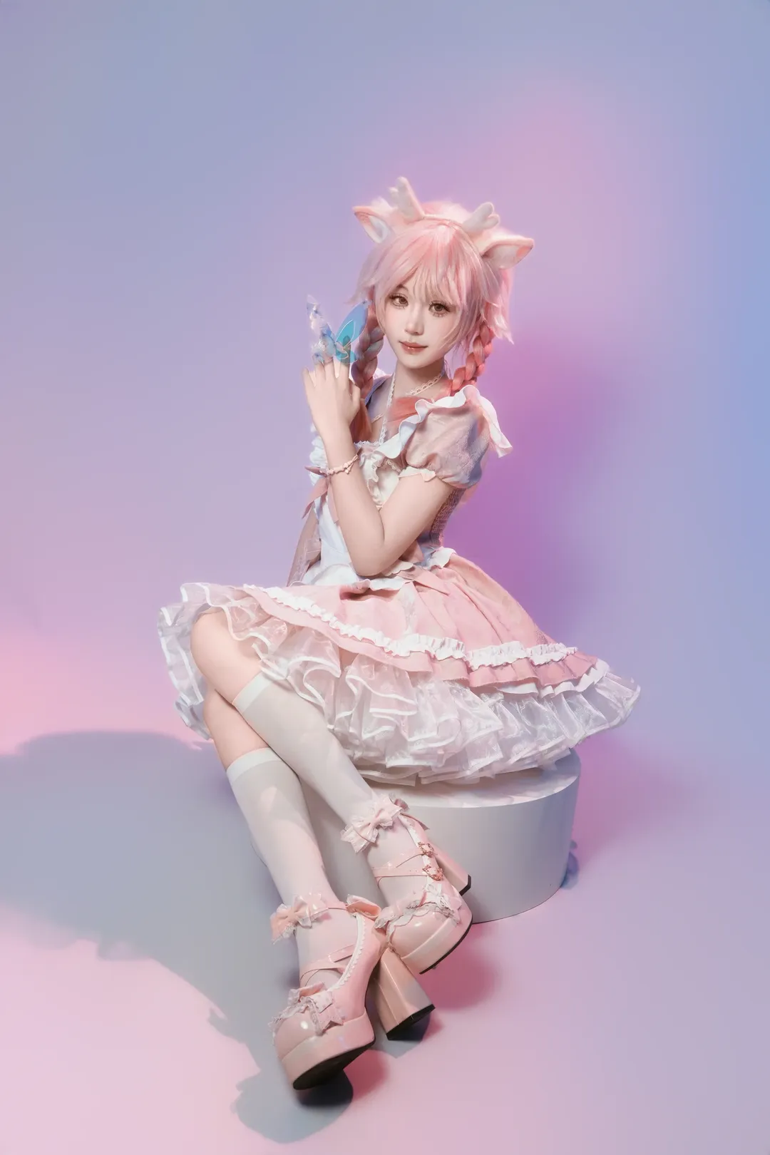 【瑤cos】王者榮耀瑤私設，粉色小蛋糕與貓系甜妹 - 第 4 張