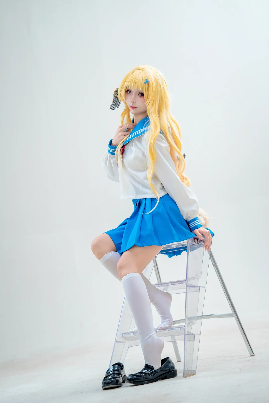【菲比cos】鳴潮水手服棚拍記錄 - 第 2 張