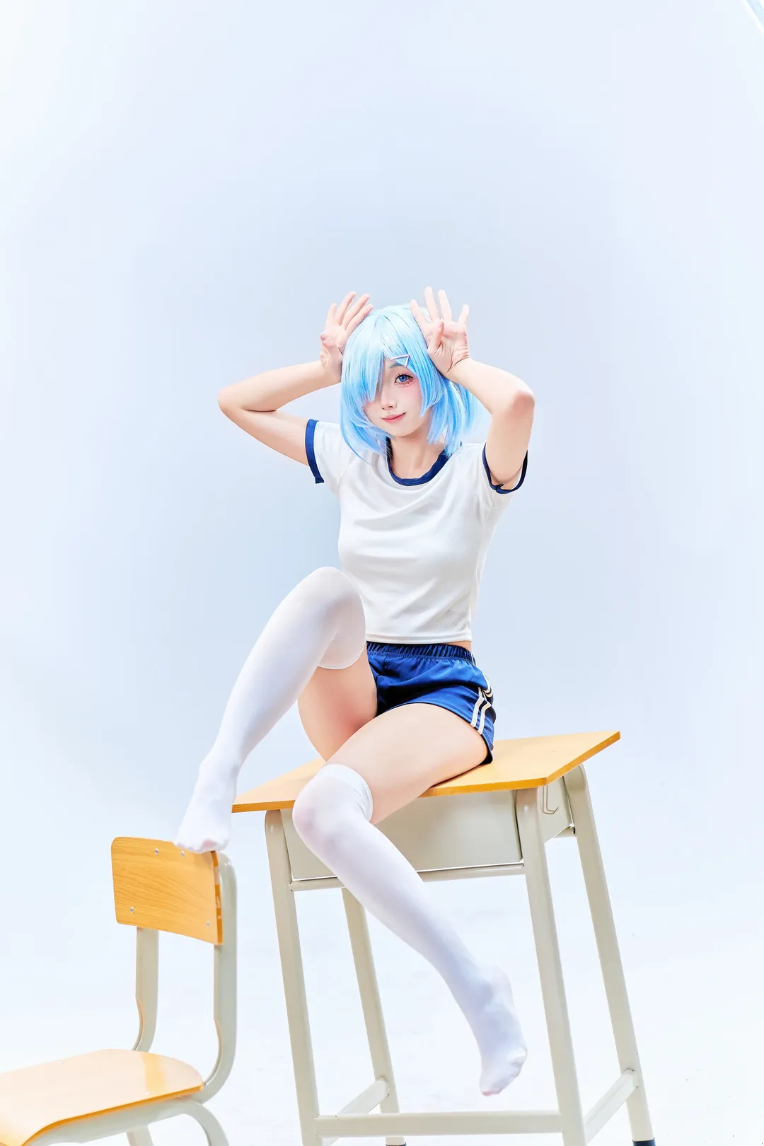 【蕾姆cos】从零开始的异世界生活，体操服造型活力全开 - 第 2 张