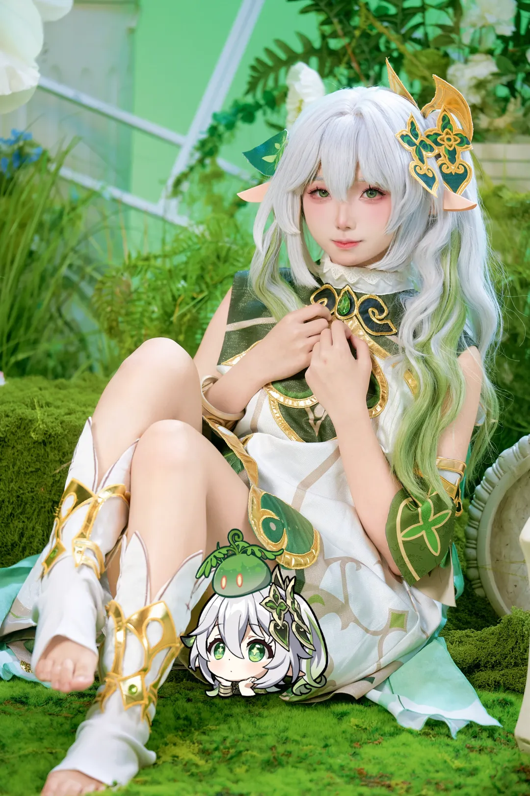 【納西妲cos】原神草神的綠意守護，旅行者就讓我來保護你吧 - 第 2 張