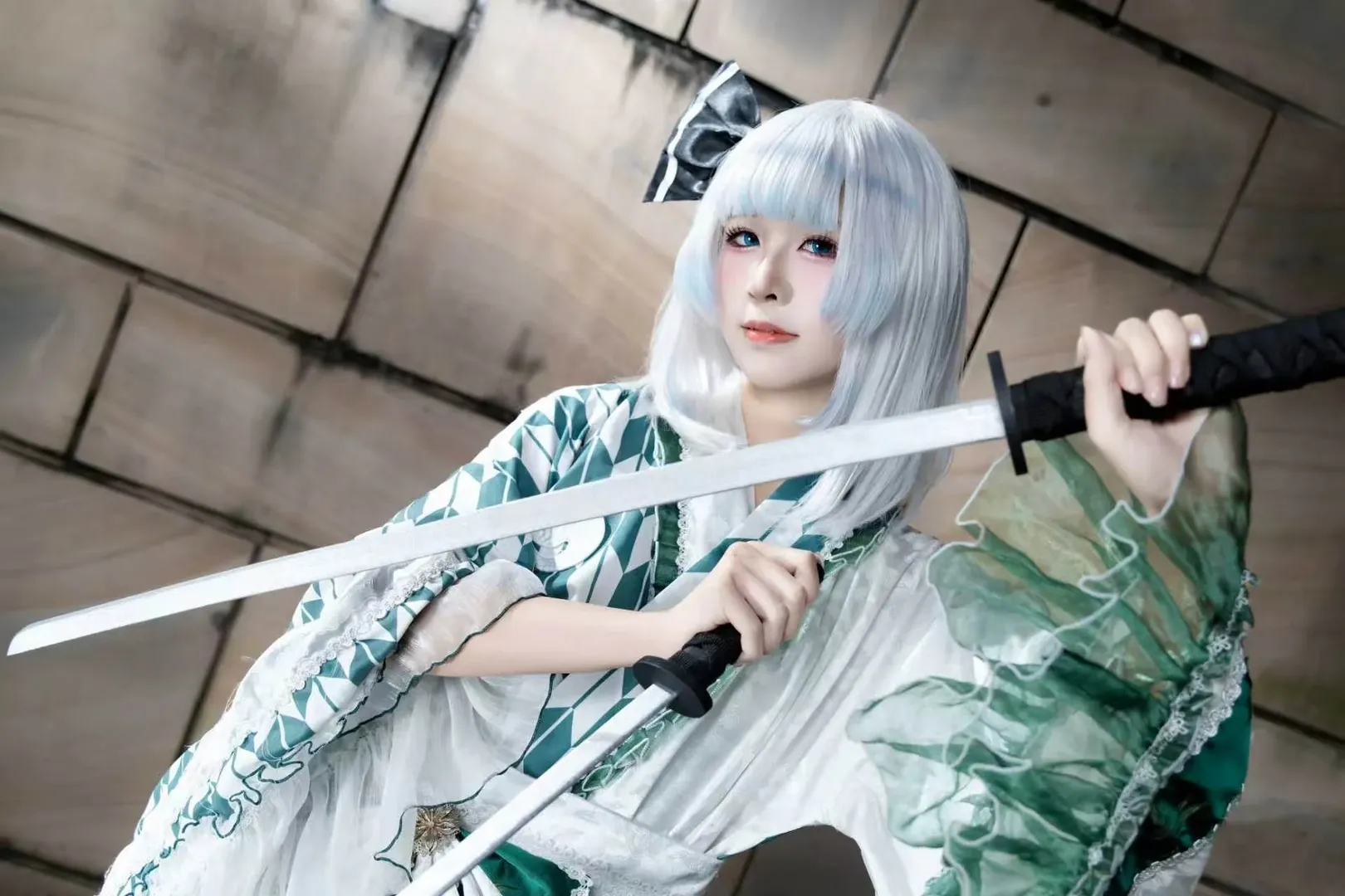 【妖梦cos】东方的幽灵庭师，挥舞双刀的瞬间 - 第 4 张