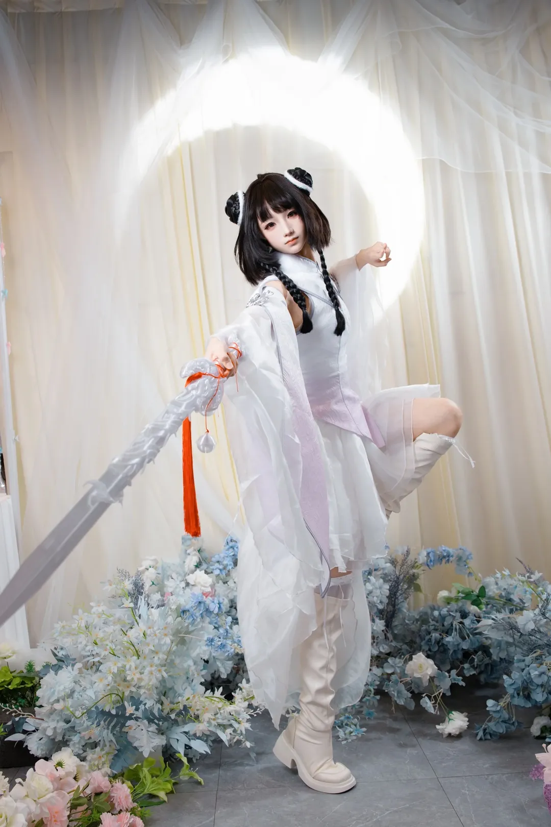 長留山第127代弟子花千骨cos，仗劍走天涯的古風少女 - 第 5 張