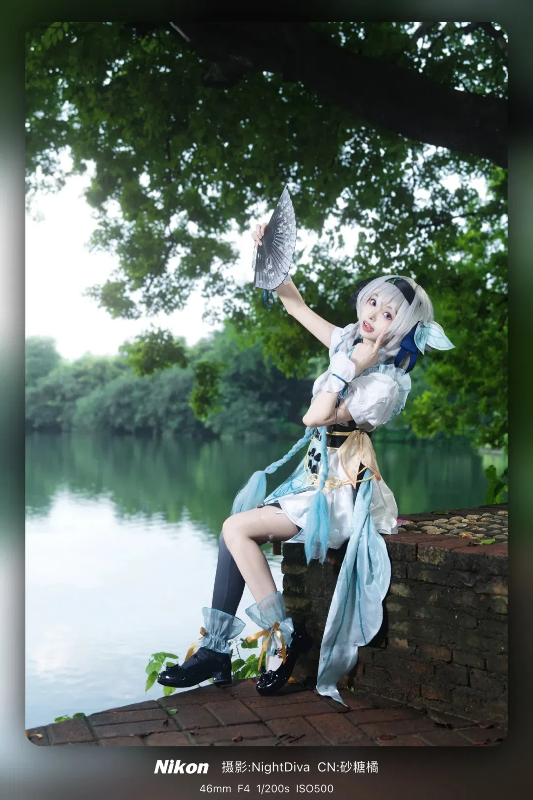【流萤cos】崩坏星穹铁道中华娘造型，中山公园的灵动拍摄记录 - 第 2 张