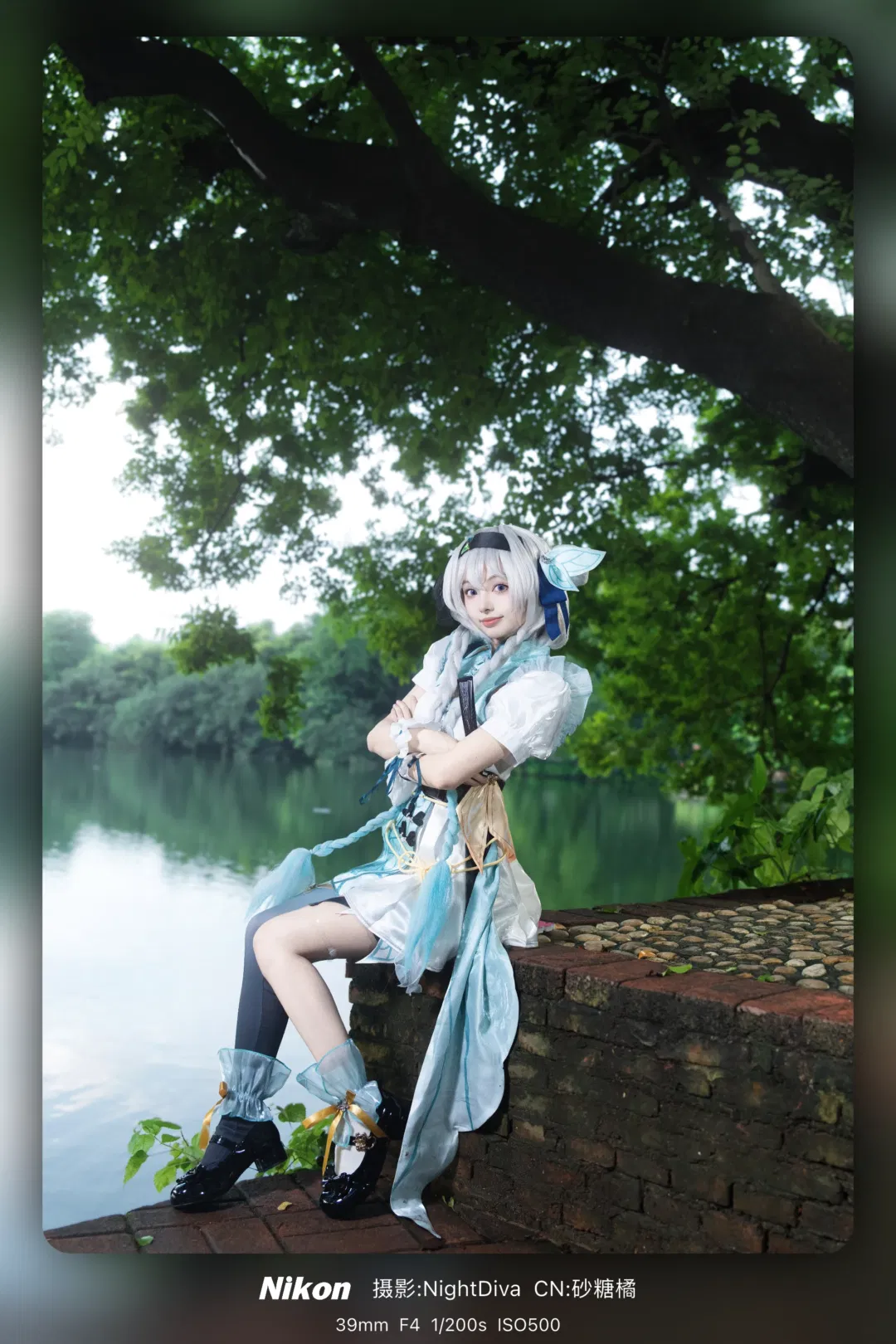 【流萤cos】崩坏星穹铁道中华娘造型，中山公园的灵动拍摄记录 - 第 5 张