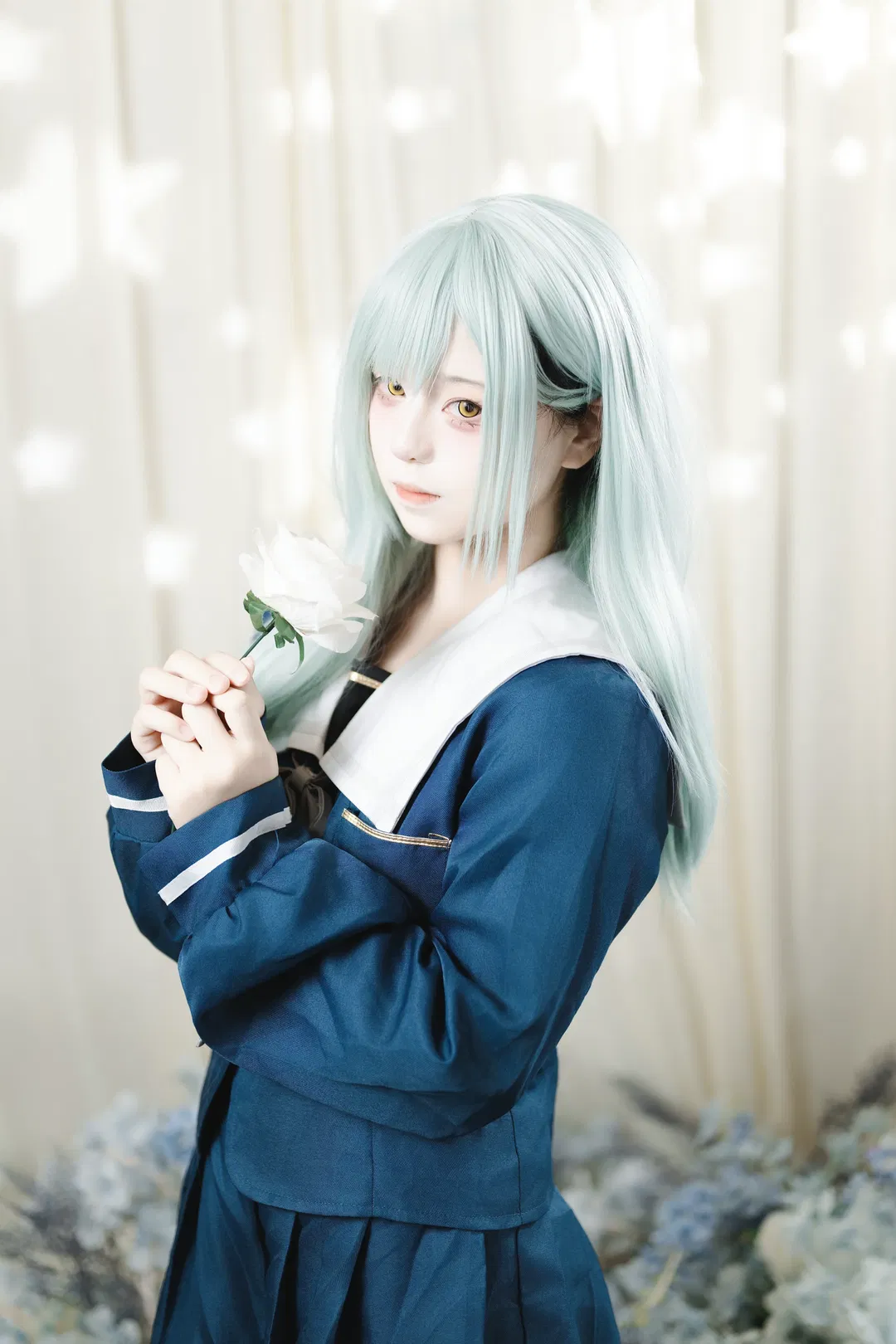 【若叶睦cos】avemujia清冷JK制服少女的内心独白 - 第 1 张