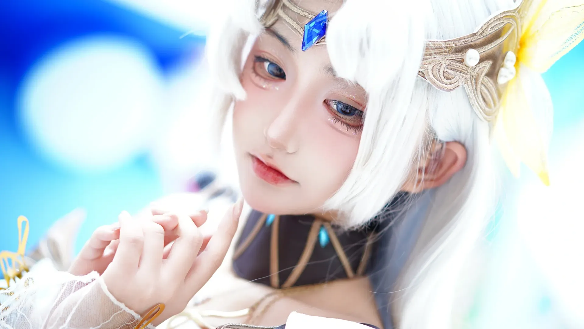 【貂蝉cos】王者荣耀仲夏夜之梦里的蝶舞金芒 - 第 2 张