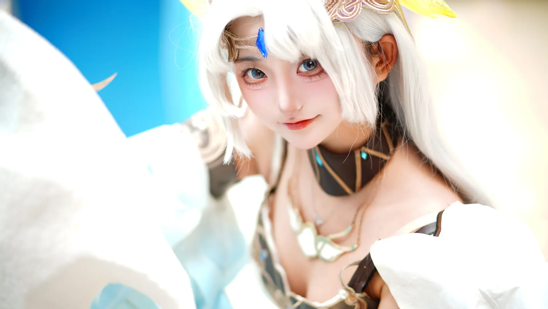 【貂蝉cos】王者荣耀仲夏夜之梦里的蝶舞金芒 - 第 6 张