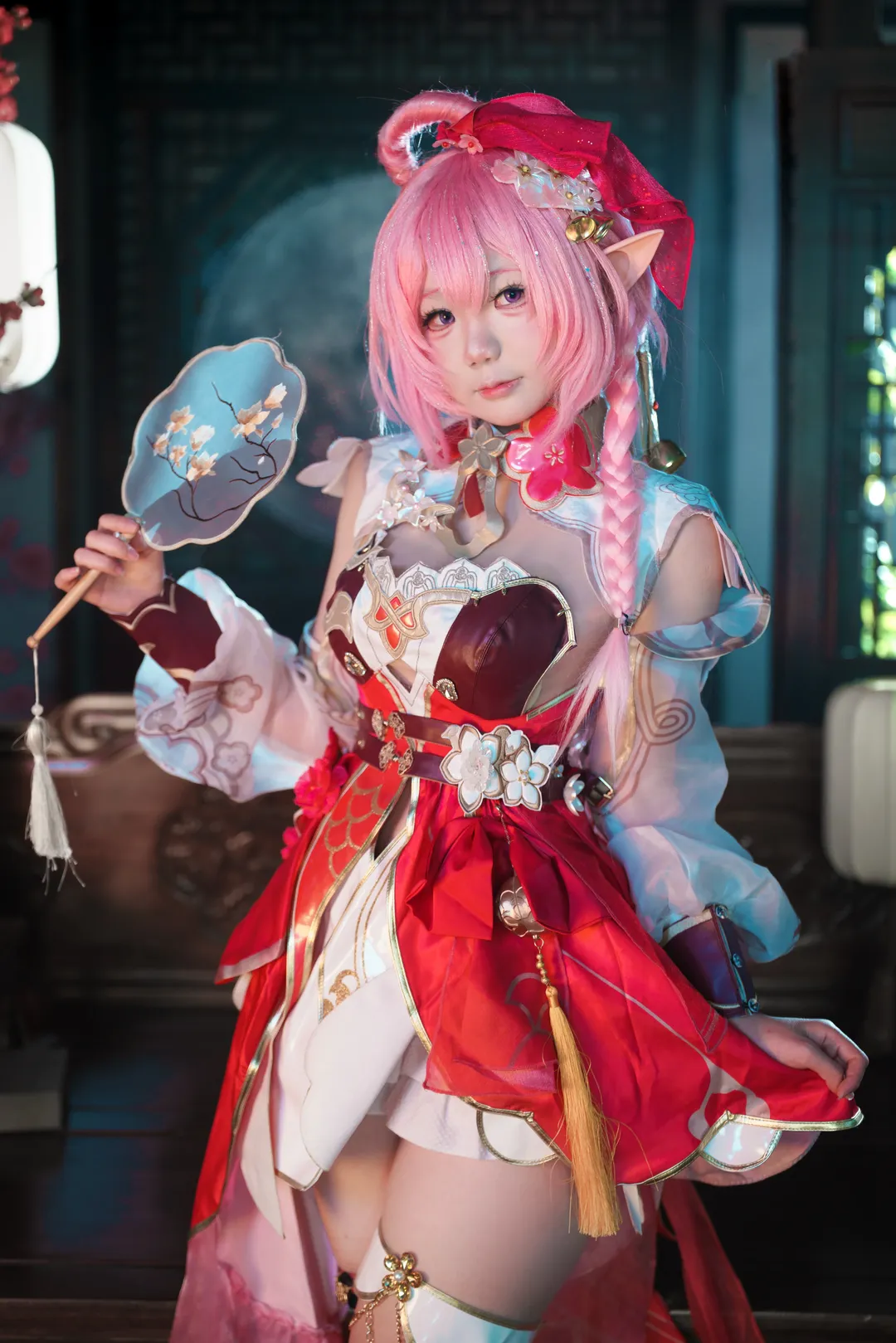 【爱莉希雅cos】崩坏三的粉色妖精陪你过除夕 - 第 2 张