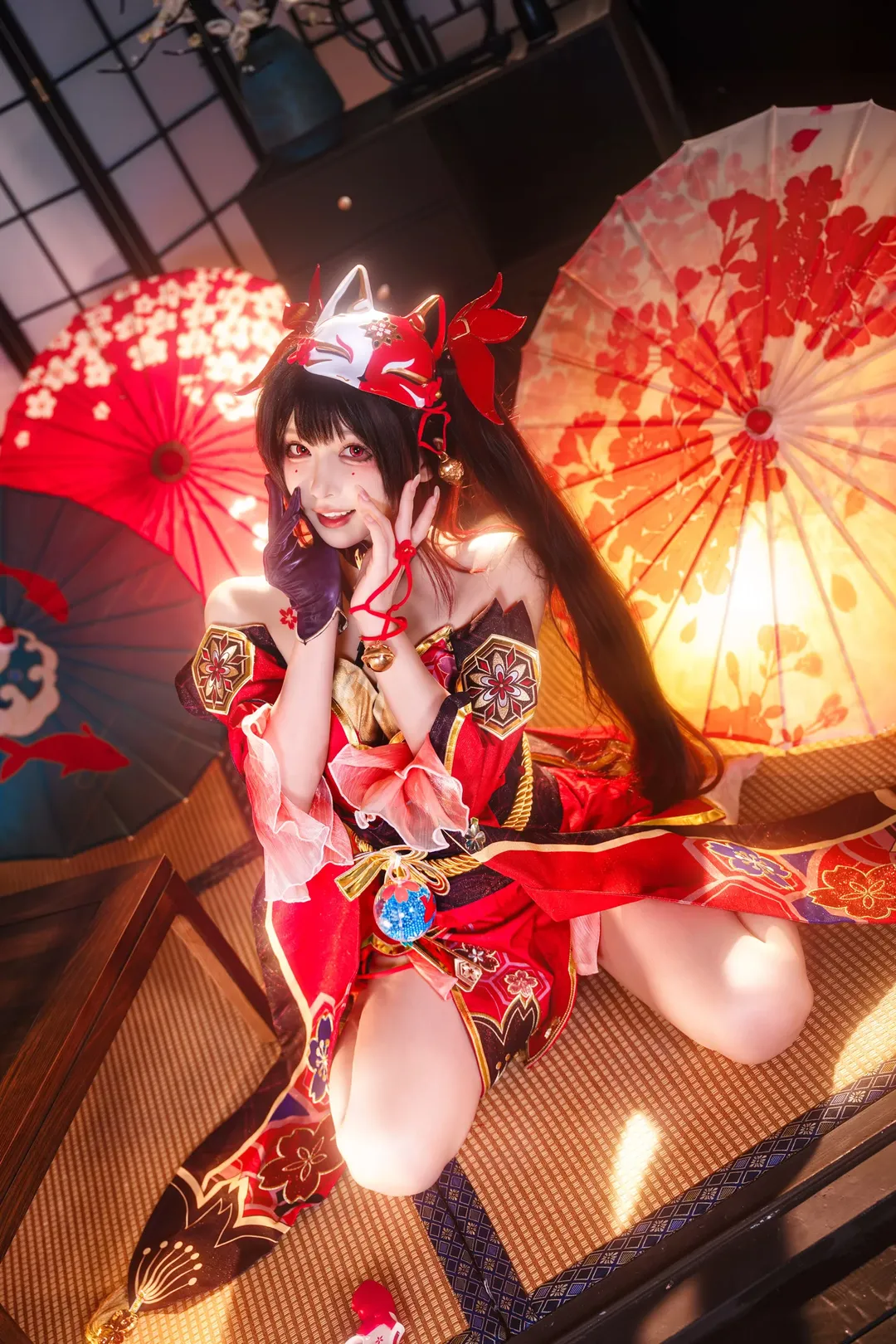 【花火cos】崩壞星穹鐵道，紅黑和風裡的遊戲人間 - 第 1 張