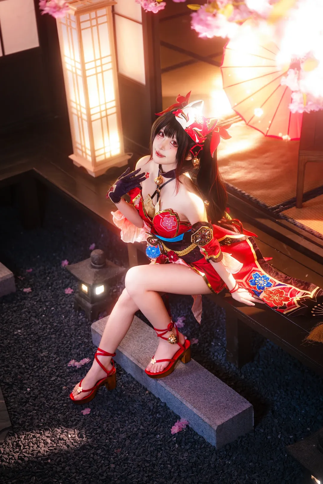 【花火cos】崩壞星穹鐵道，紅黑和風裡的遊戲人間 - 第 3 張