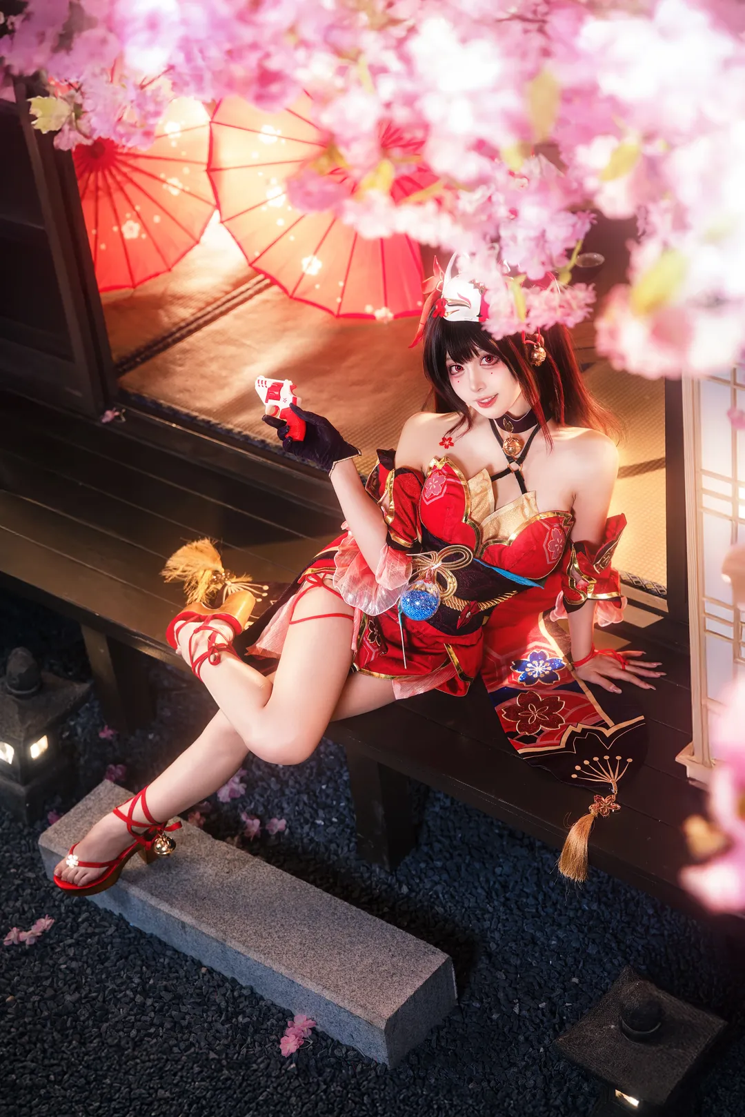 【花火cos】崩壞星穹鐵道，紅黑和風裡的遊戲人間 - 第 4 張