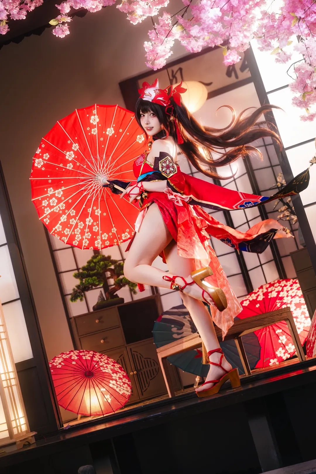 【花火cos】崩壞星穹鐵道，紅黑和風裡的遊戲人間 - 第 5 張