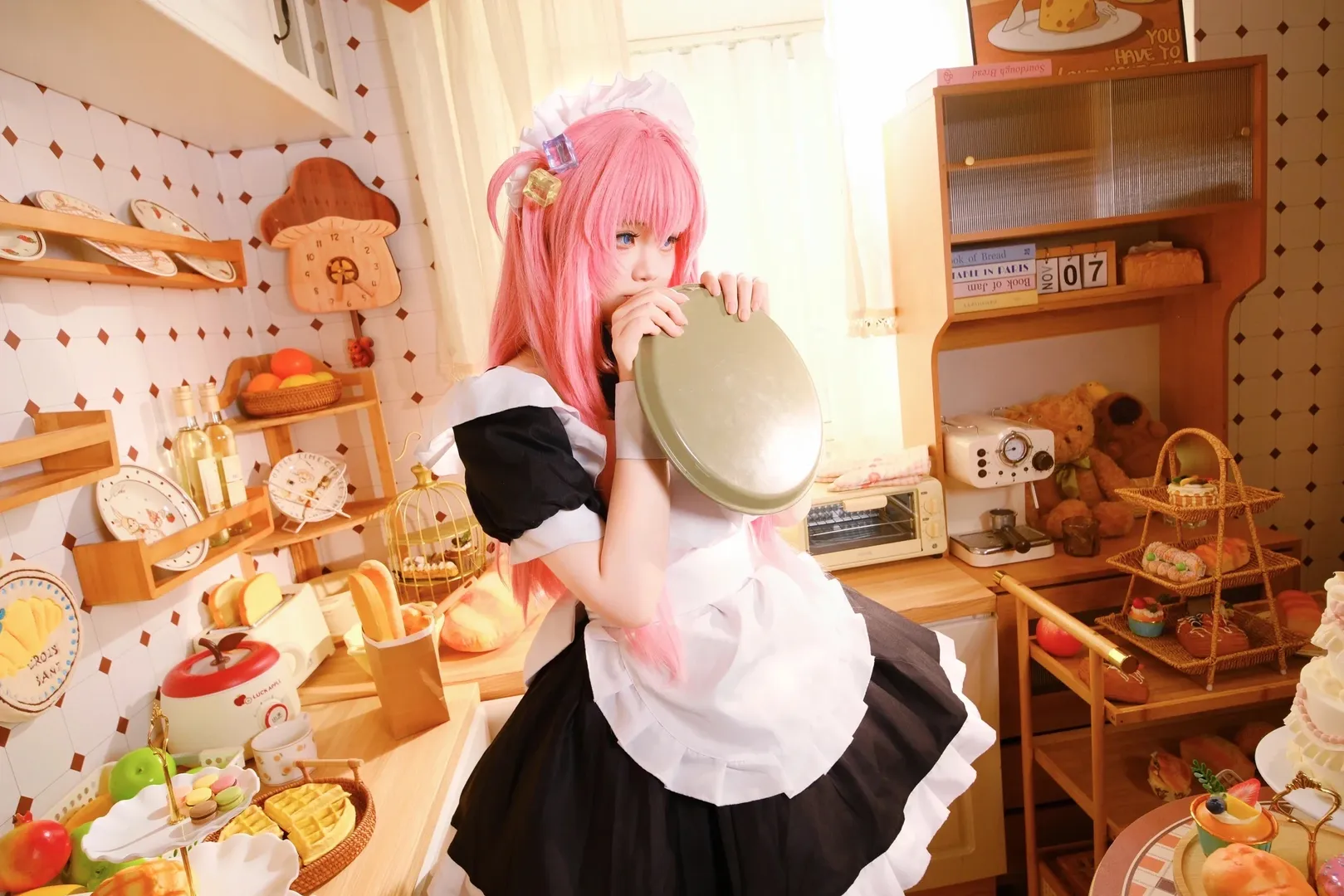 【后藤独cos】孤独摇滚波奇酱女仆装正片分享 - 第 2 张