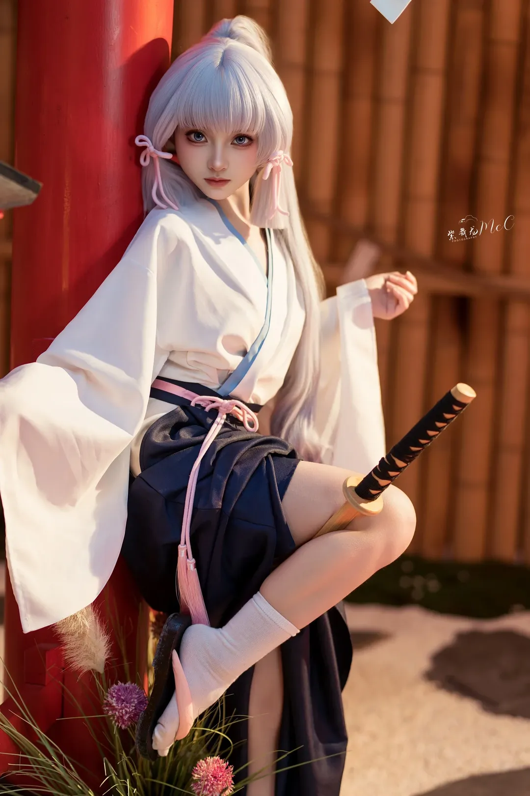 【神里绫华cos】和风木刀动作参考与拍摄分享 - 第 2 张