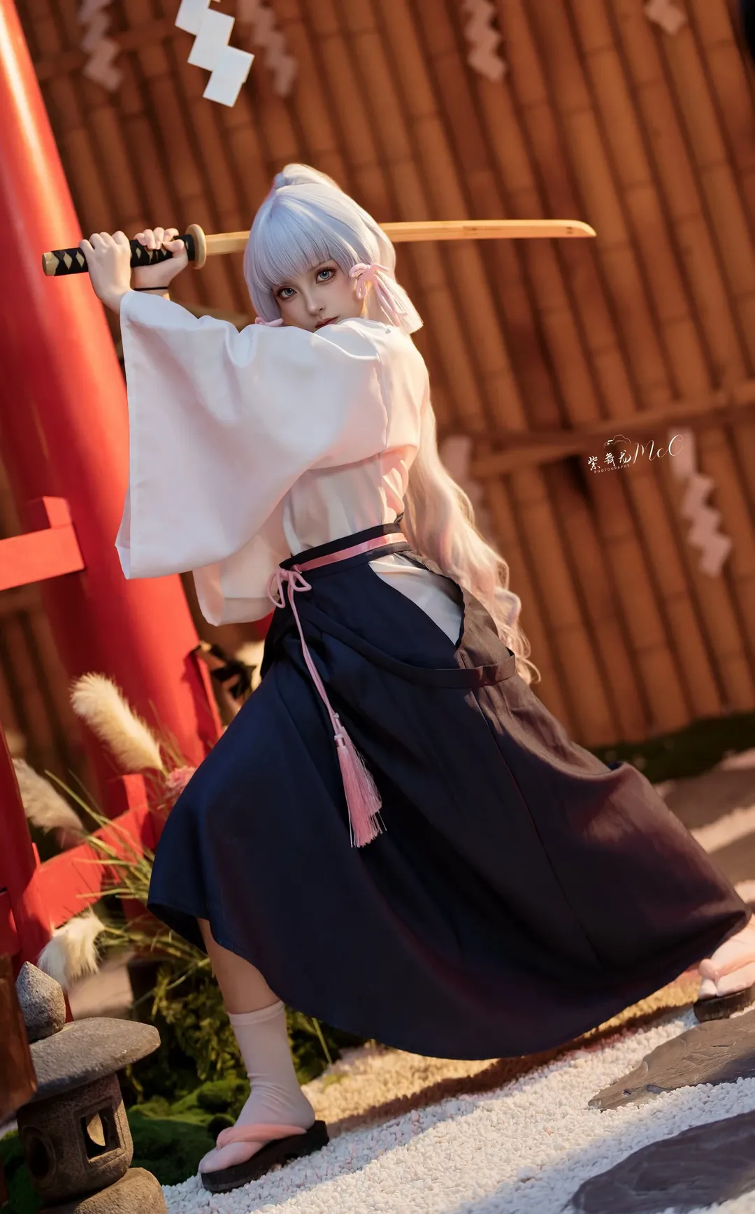 【神里绫华cos】和风木刀动作参考与拍摄分享 - 第 3 张