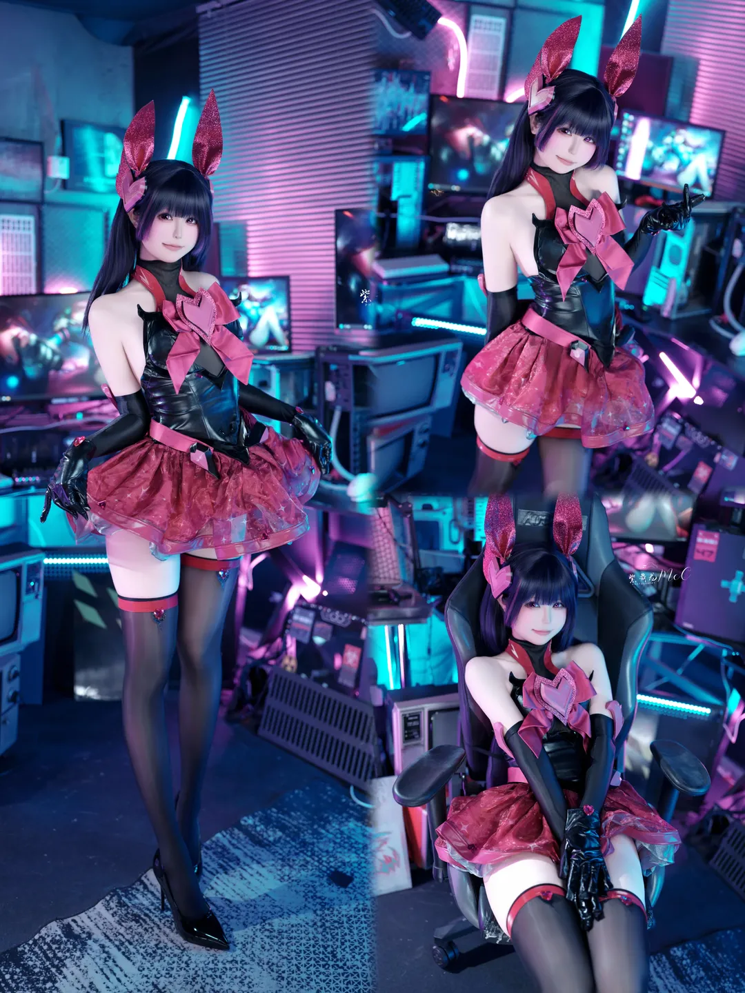 【D.va cos】守望先锋里的电竞少女，动作参考已就位 - 第 1 张