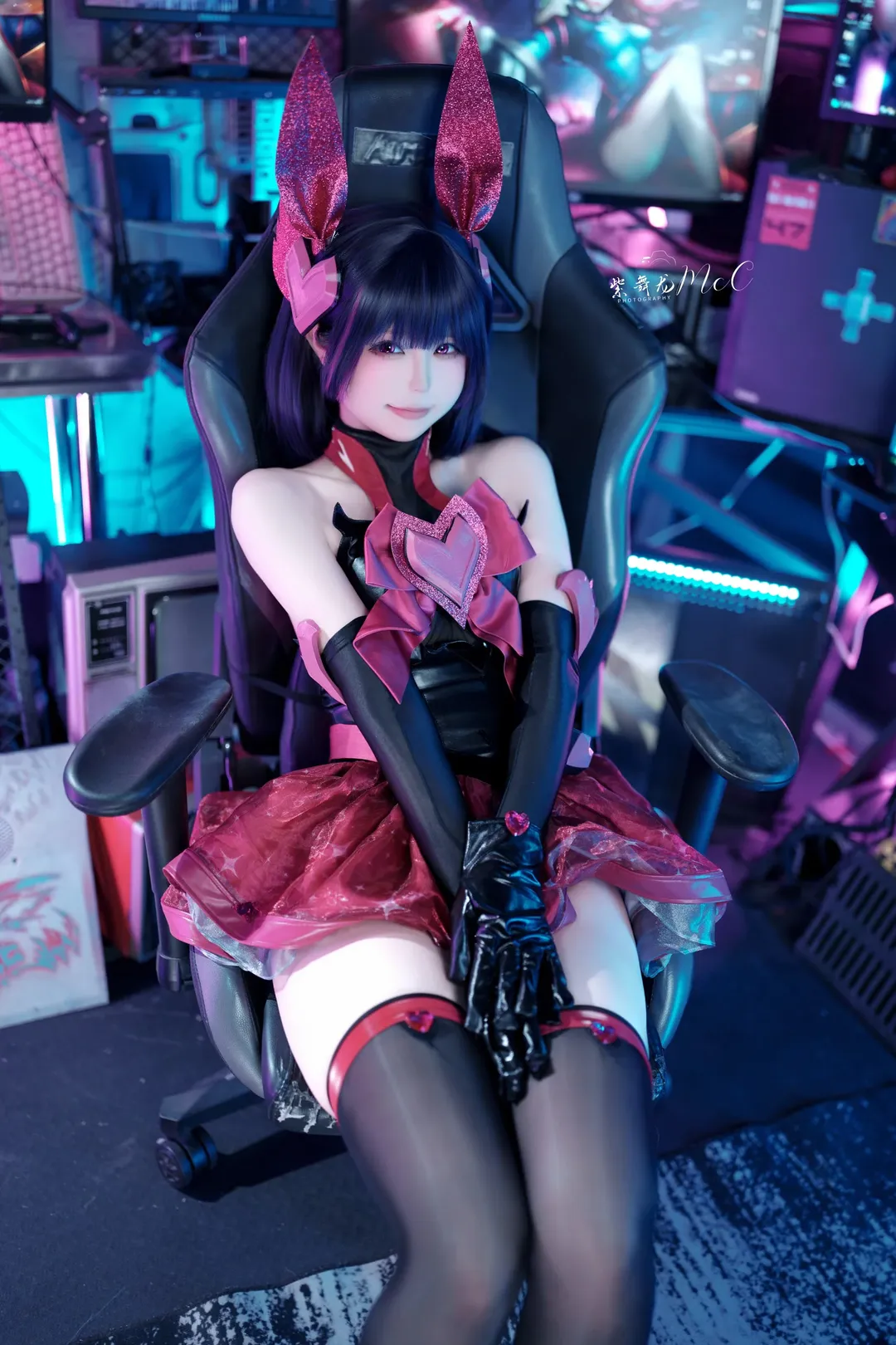 【D.va cos】守望先锋里的电竞少女，动作参考已就位 - 第 3 张