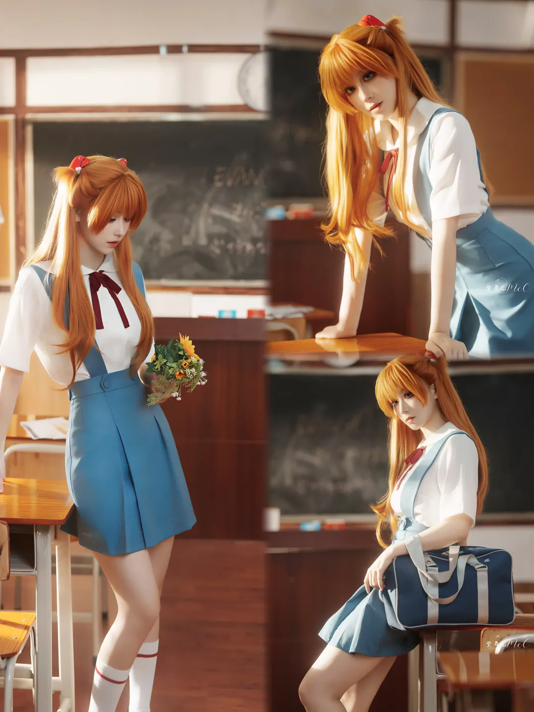 【明日香cos】教室里的日常光影与动作参考 - 第 1 张