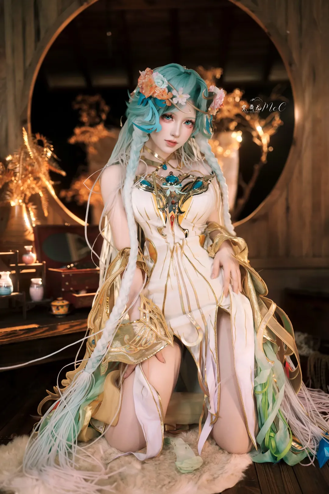 【貂蝉cos】王者荣耀金色传说貂蝉新皮肤正片 - 第 2 张