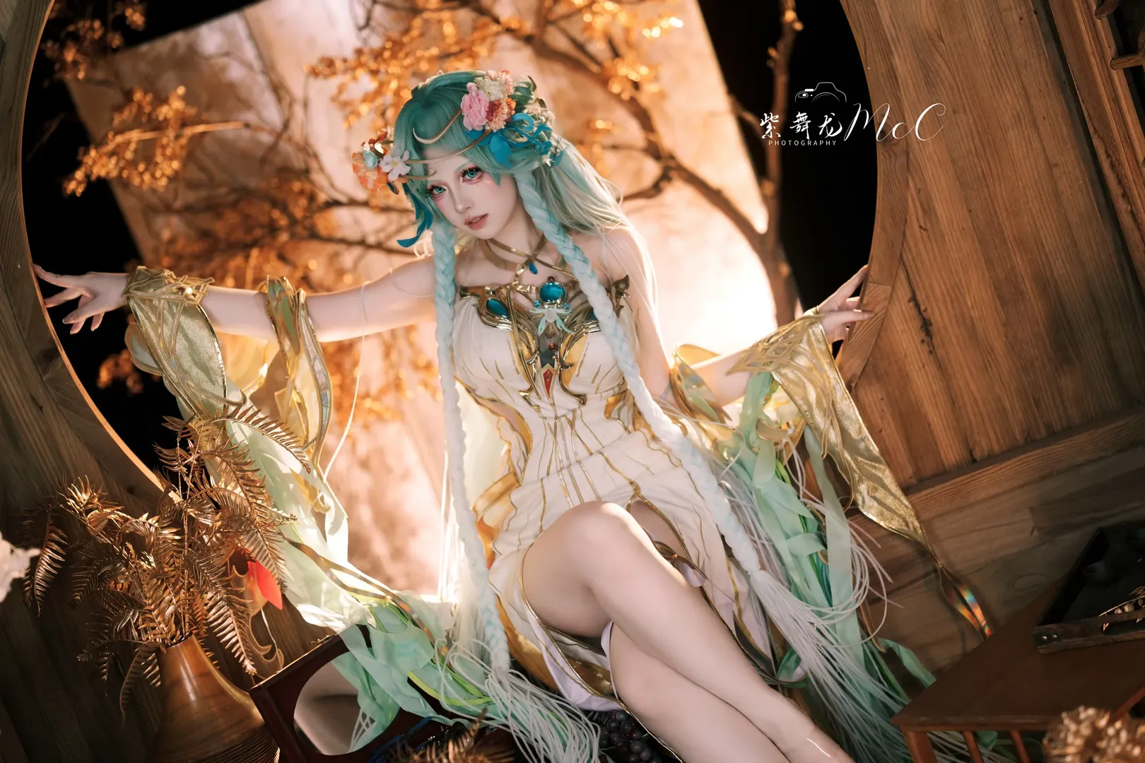 【貂蝉cos】王者荣耀金色传说貂蝉新皮肤正片 - 第 3 张