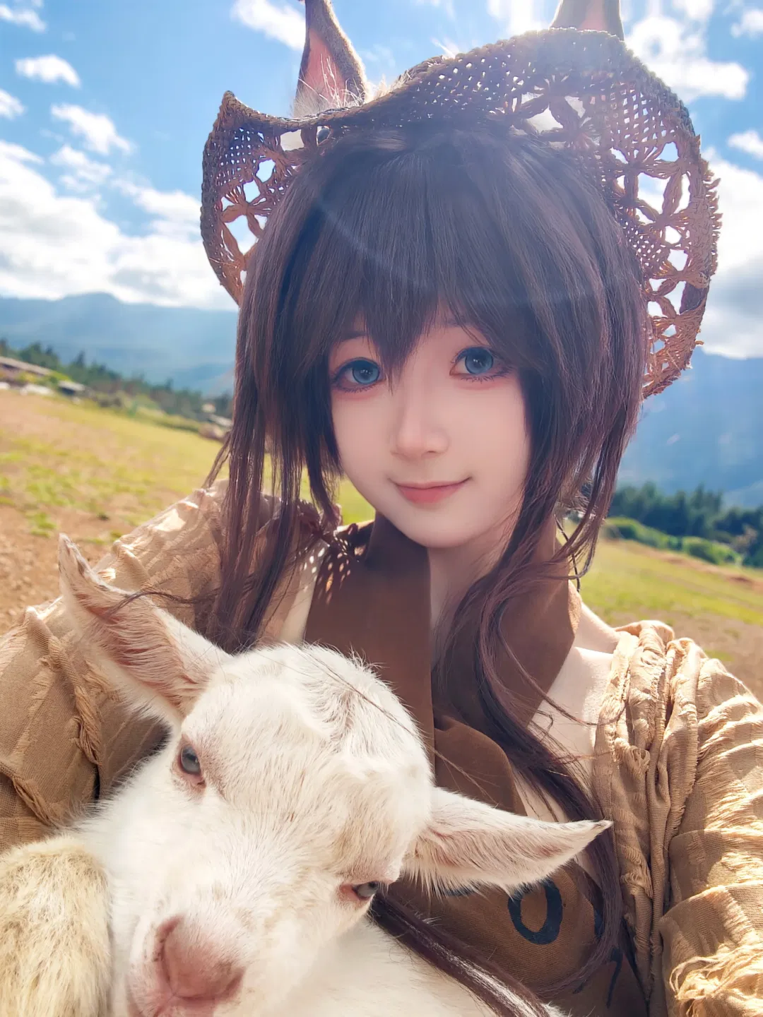 【阿米婭cos】明日方舟的草原外景，和博士一起感受自然 - 第 1 張