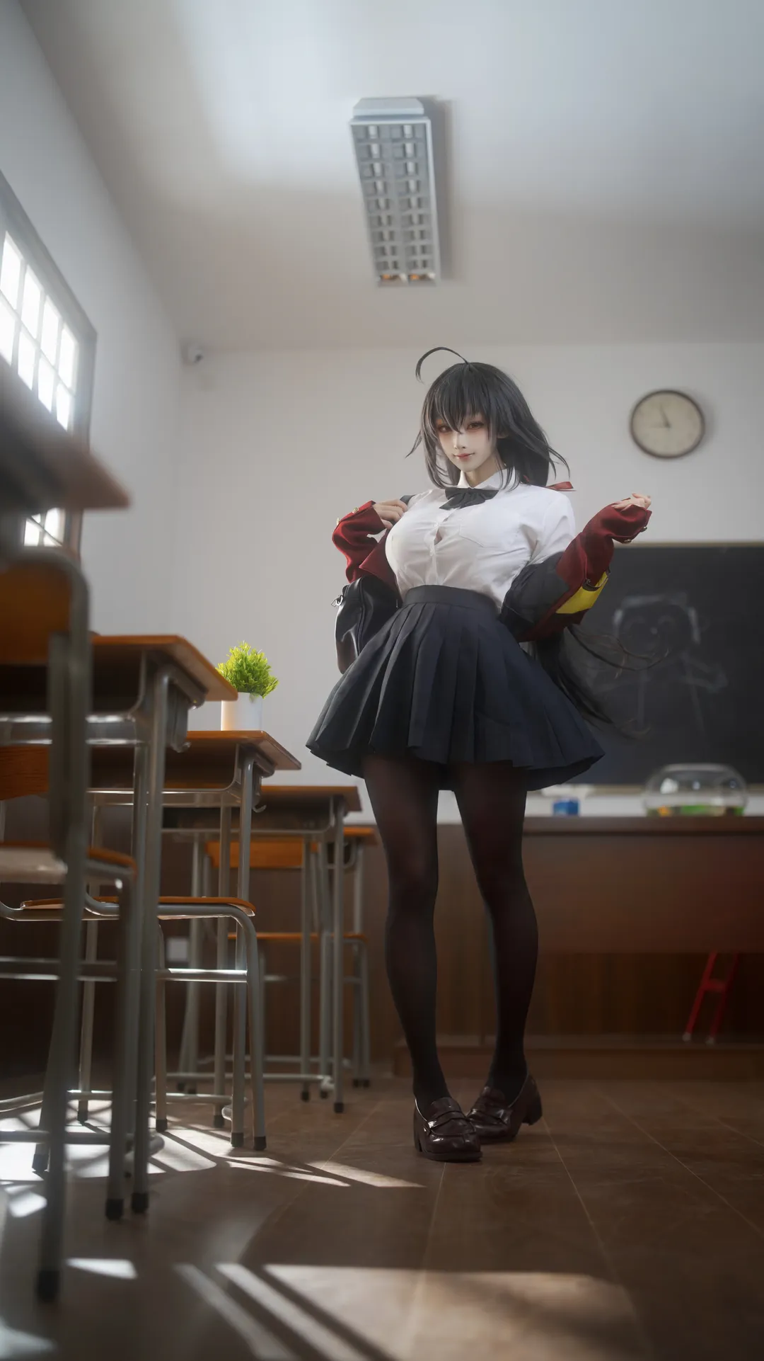 校園制服與教室光影，備戰PSD年度盛典的COS寫真 - 第 4 張
