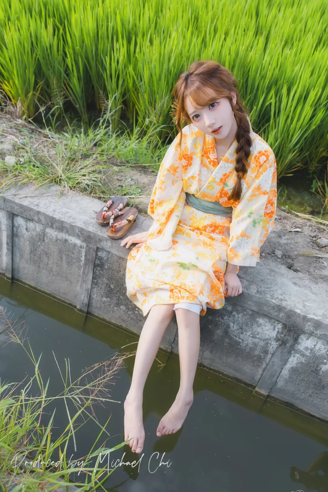 夏末稻田里的日系浴衣写真 - 第 5 张