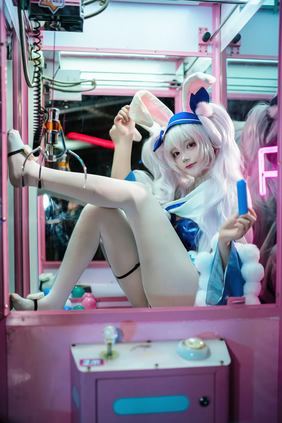 【拉菲cos】碧蓝航线兔女郎皮肤 娃娃机与台球室的奇妙碰撞 - 第 1 张