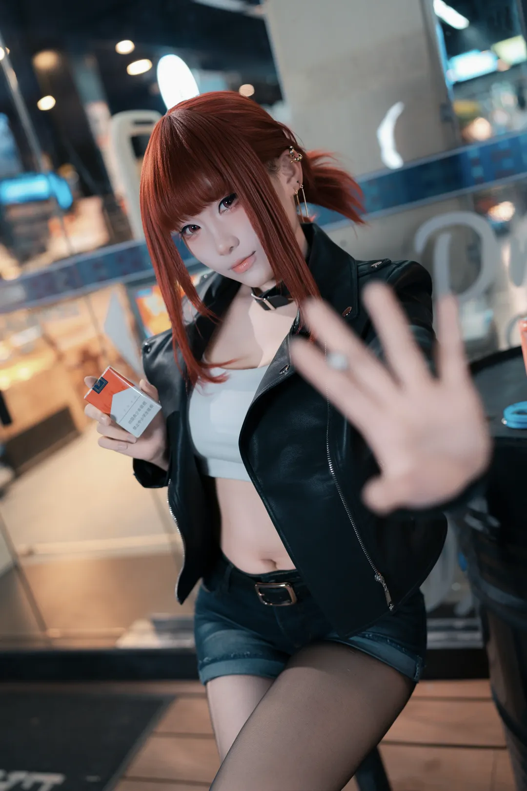 【瑪奇瑪cos】電鋸人：夜晚便利店後門的瑪奇瑪與山田小姐 - 第 2 張