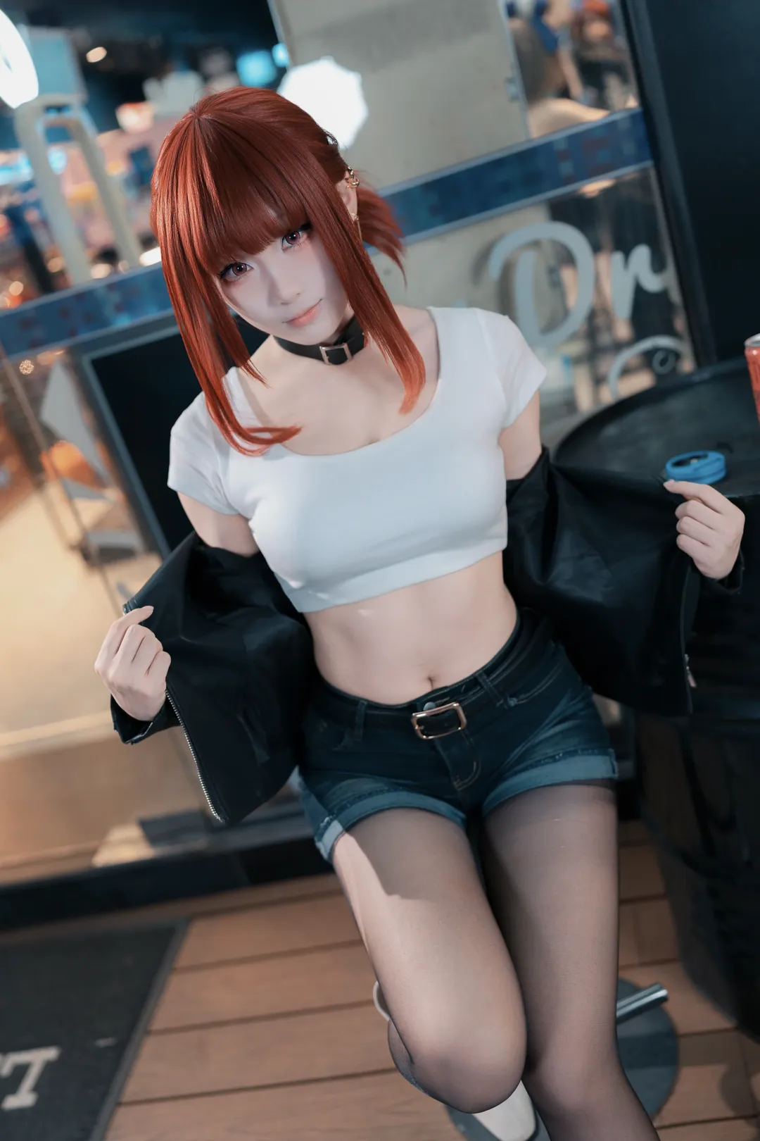 【瑪奇瑪cos】電鋸人：夜晚便利店後門的瑪奇瑪與山田小姐 - 第 4 張