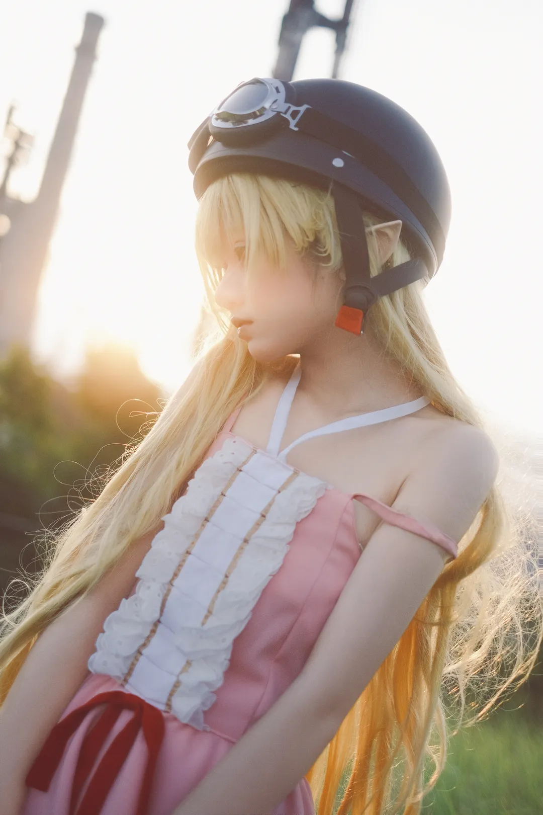 【忍野忍cos】伤物语废墟之上的黄昏剪影 - 第 1 张