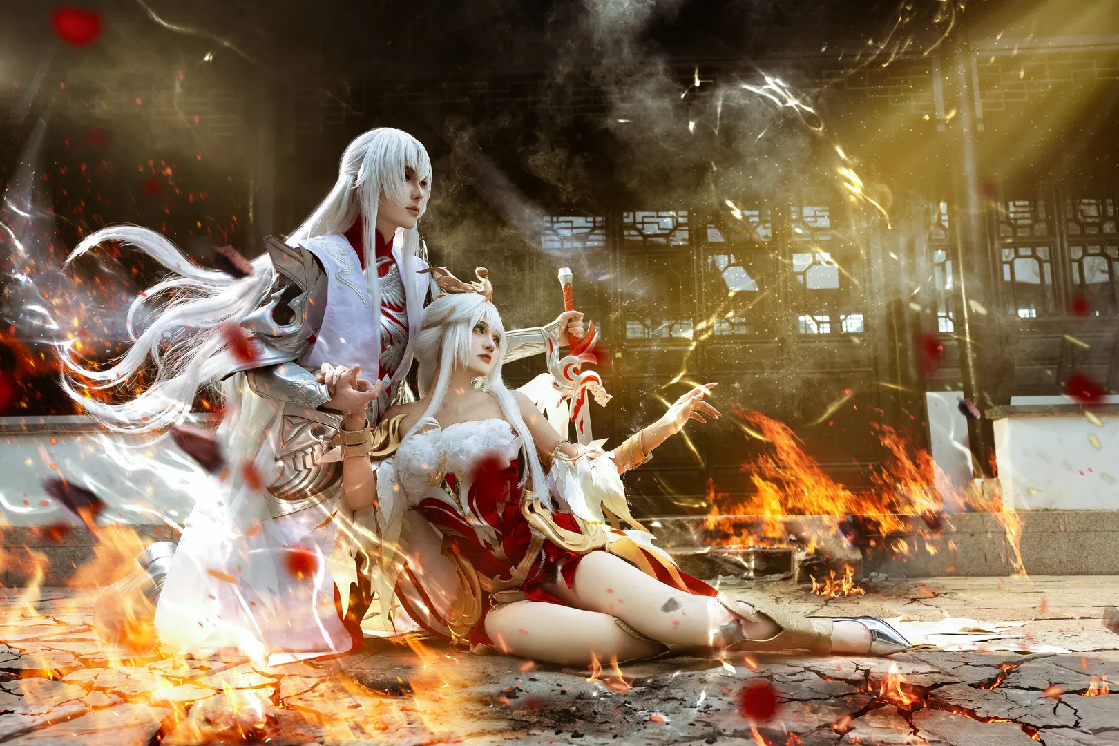 【王昭君cos】王者荣耀李白与王昭君凤求凰CP正片 - 第 3 张