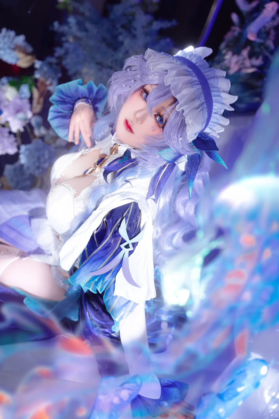 【坎特蕾拉cos】鸣潮幻境中的蓝白茶叙 - 第 2 张