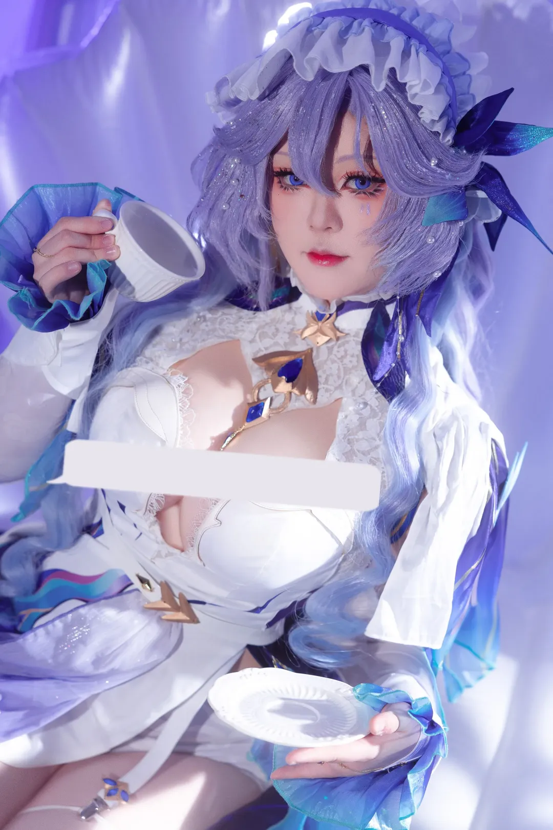 【坎特蕾拉cos】鸣潮幻境中的蓝白茶叙 - 第 3 张