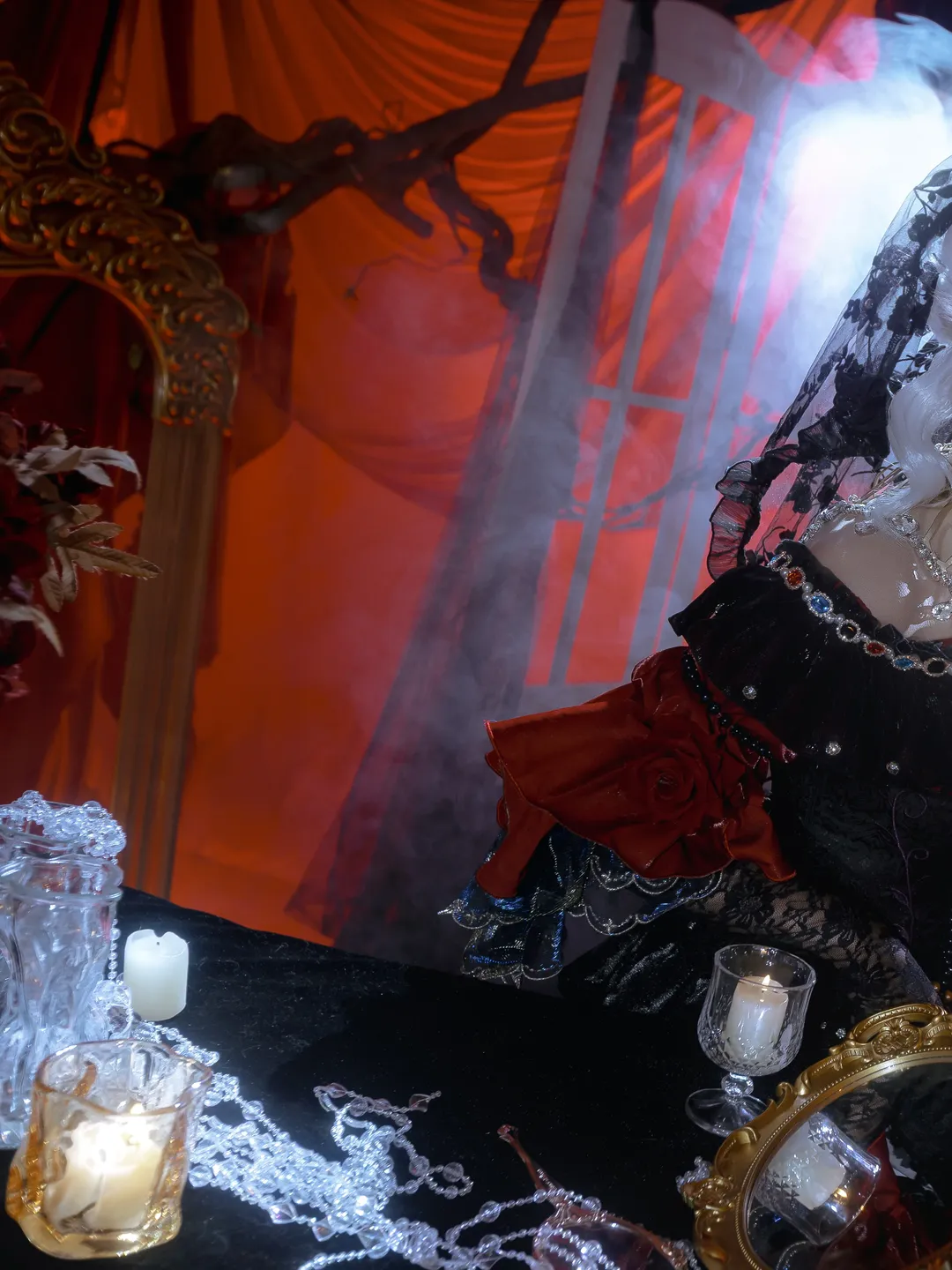 【红夫人cos】第五人格红夫人虚妄，踏入暗黑庄园的华丽演绎 - 第 1 张