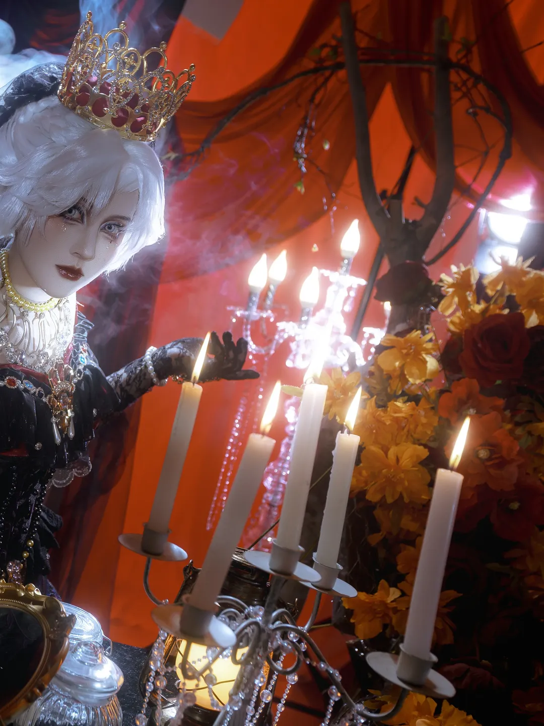 【红夫人cos】第五人格红夫人虚妄，踏入暗黑庄园的华丽演绎 - 第 2 张