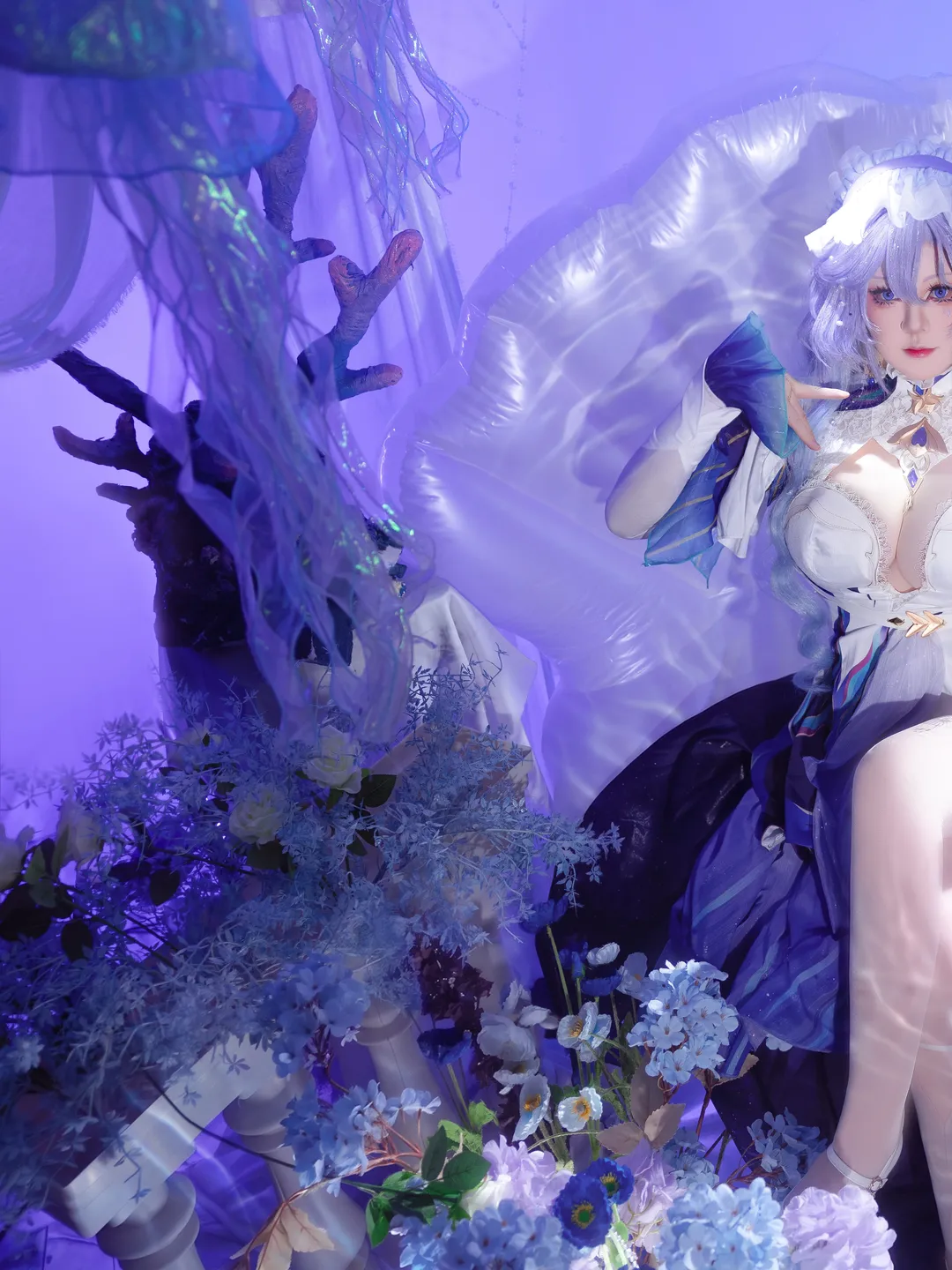 【坎特蕾拉cos】鸣潮深海幻境的美丽与危险 - 第 1 张