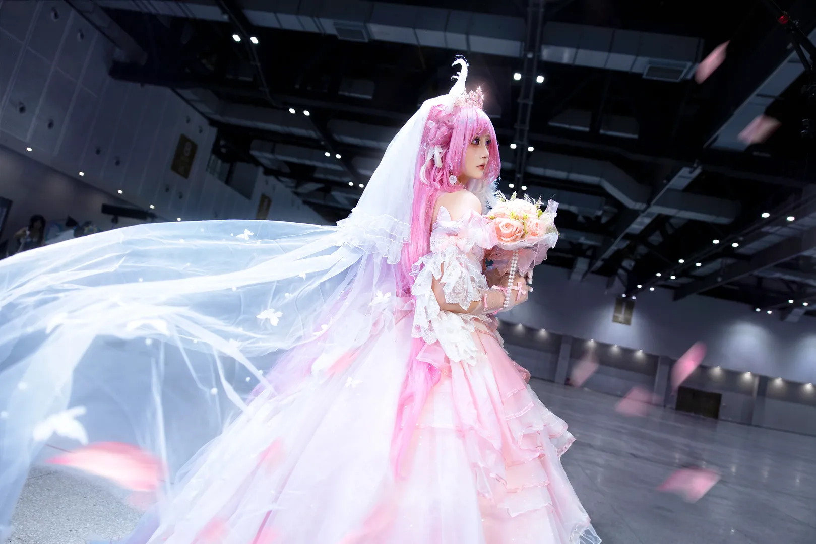 【愛莉希雅cos】杭州夢鄉的夢幻粉色婚紗 - 第 3 張