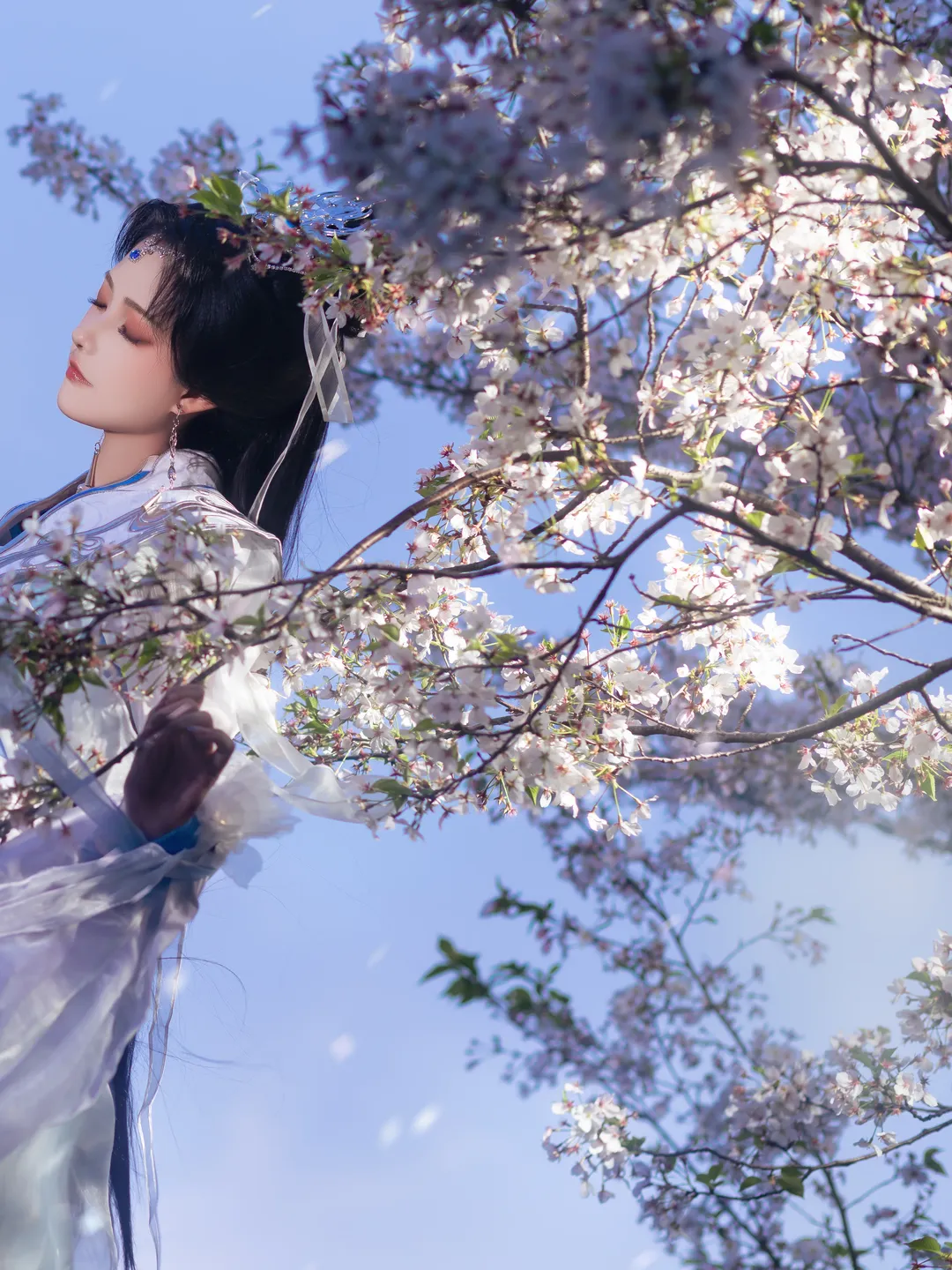 【李慕婉cos】仙逆中温婉清冷的蓝衣仙子 - 第 2 张
