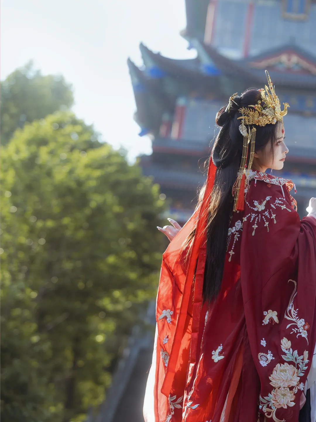 【李慕婉cos】仙逆紅衣金冠，與王林共赴一場江湖