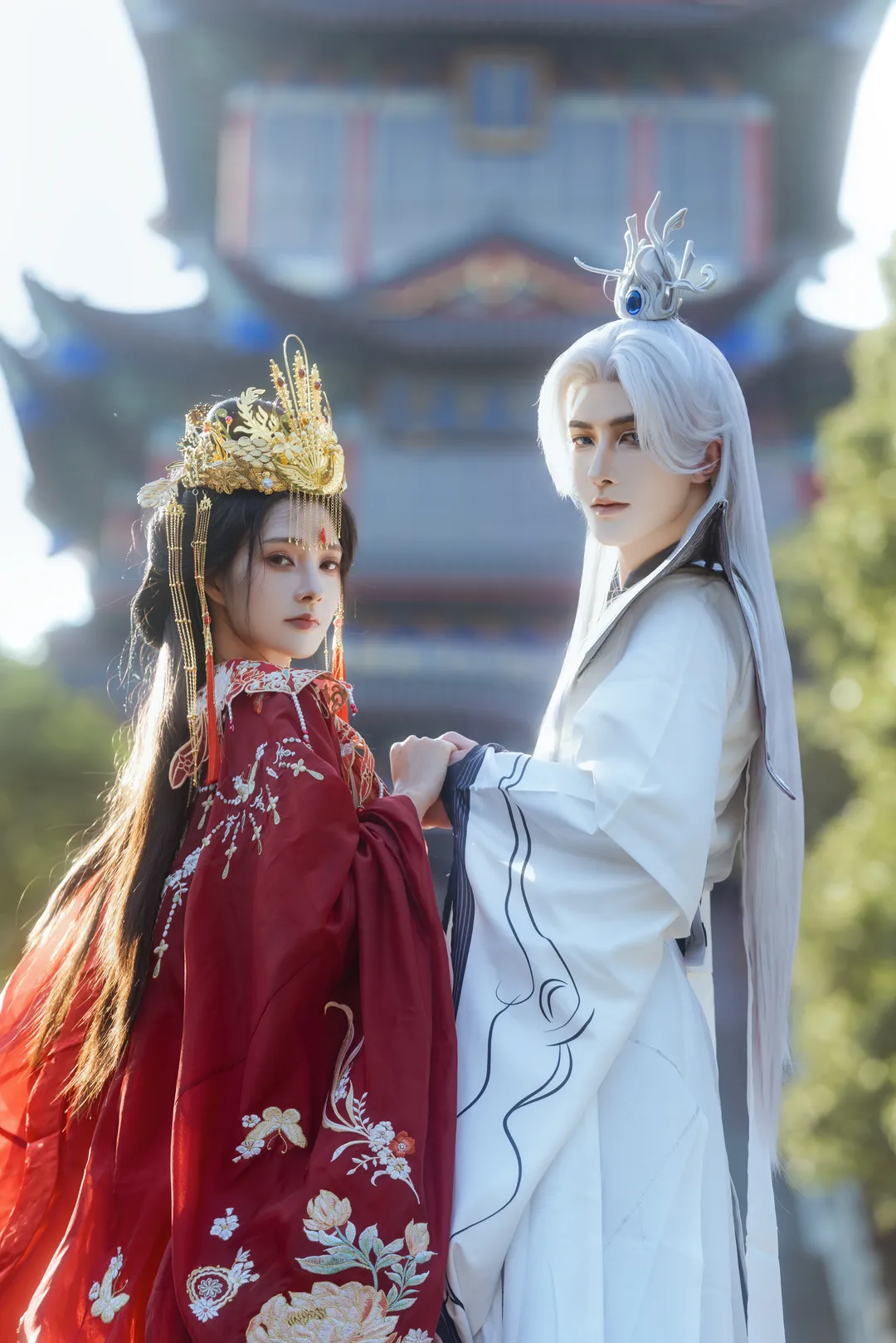 【李慕婉cos】仙逆红衣金冠，与王林共赴一场江湖 - 第 4 张