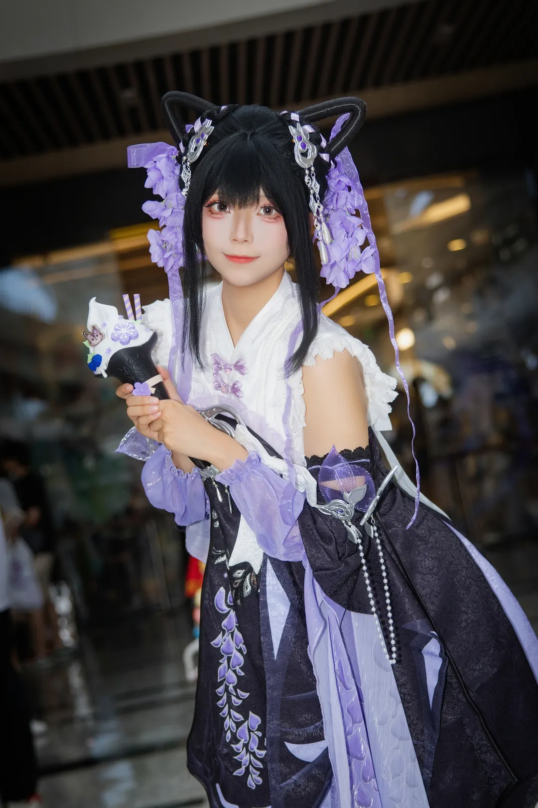 【花蘿cos】劍網三這套紫白裝扮真的太乖了 - 第 3 張