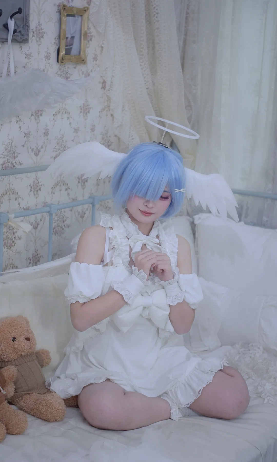【蕾姆cos】纯白天使蕾姆的室内拍摄花絮 - 第 2 张