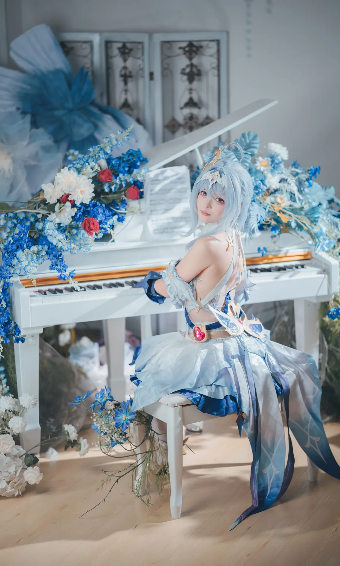 【奥黛塔cos】原神奥黛塔的天鹅钢琴幻想曲 - 第 1 张