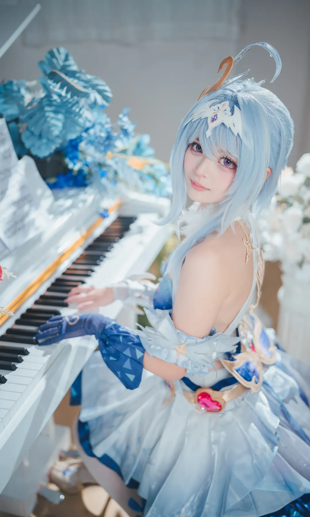 【奥黛塔cos】原神奥黛塔的天鹅钢琴幻想曲 - 第 4 张
