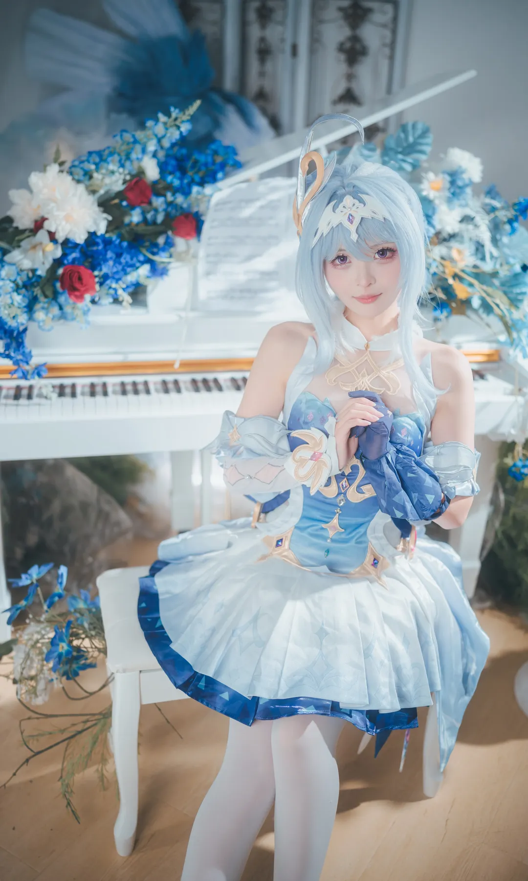 【奥黛塔cos】原神奥黛塔的天鹅钢琴幻想曲 - 第 6 张